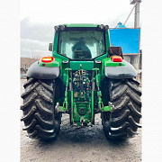 John Deere 6920S дөңгөлөктүү трактор Lemken EurOpal 7 реверсивдүү сокосу, Сумы областы. 