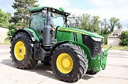 John Deere 7310R + GPS 2016, Полтава облысы. 