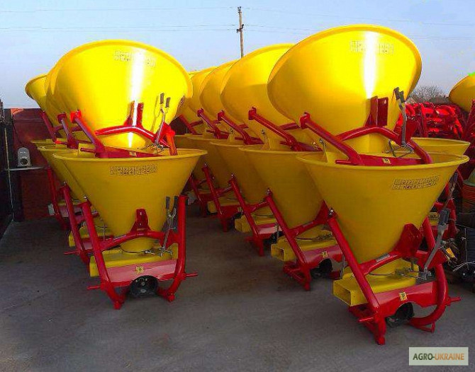 Розкидачі мінеральних добрив 200, 300, 500, 650 л (метал або пластік), Дніпропетровська обл.  - зображення 1