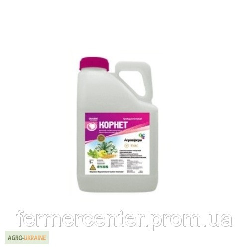 Фунгіцид Корнет для боротьби з хворобами зернових культур, буряка, винограду, яблуні 200 грн./л, Хме  - зображення 1