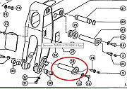 0003173140 Палець стріли навантажувача CLAAS Targo K-70, Caterpillar 512, Київська область. 