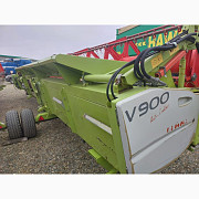 Зернова жниварка Claas V900 з телегою, Київська область. 