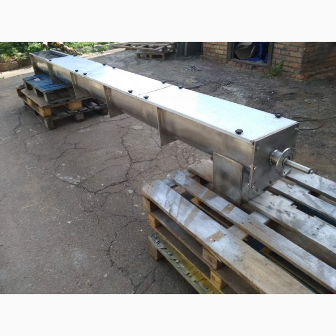 Шнекові транспортери, конвеєри з нержавіючої сталі 304, 316 від виробника, Полтавська область.  - зображення 1