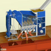 Зерновий повітряний сепаратор САД-150 з циклоном, Луганська область. Україна