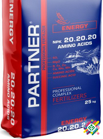 Партнер "ENERGY" 20-20-20+S+Мікроелементи+АМК 25 кг. Херсон - изображение 1