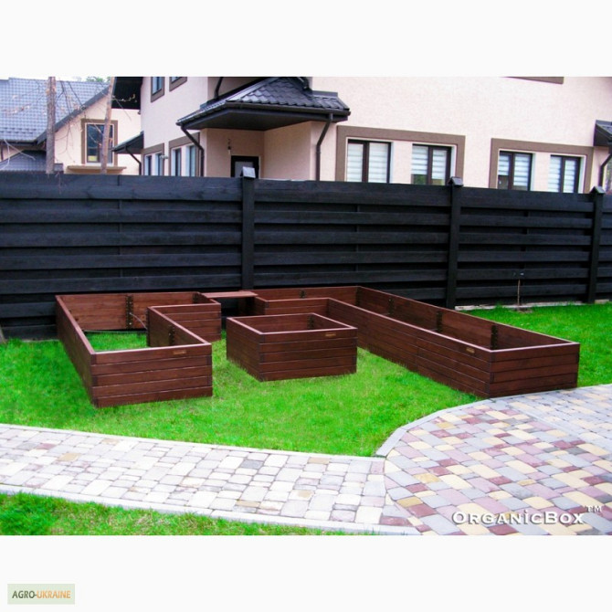 Високі грядки, бокси, контейнери, ящики для квітів та рослин Organic Box. Купити. Київ, Київ.  - изображение 1