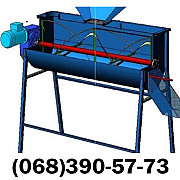Кормосмеситель, горизонтальный шнековый смеситель кормов, полусухих смесей, Вінницька обл. 