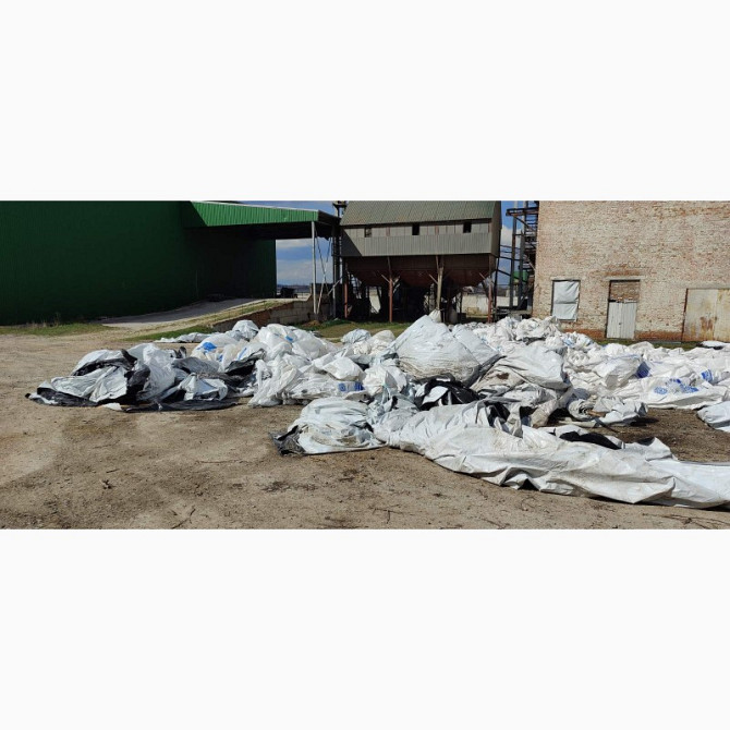 Закуповуємо зерновий рукав поліетиленовий вживаний для зберігання зерна, відходи рукава, Рівненська   - зображення 1