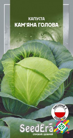 Капуста білоголова Кам'яна Голова 10г SeedEra. Херсон - зображення 1