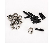 Адаптер перехідник 3/8" PTC Stem to 3/8" Hose Barb, з хомутами (10 Pack) (724045) Київ