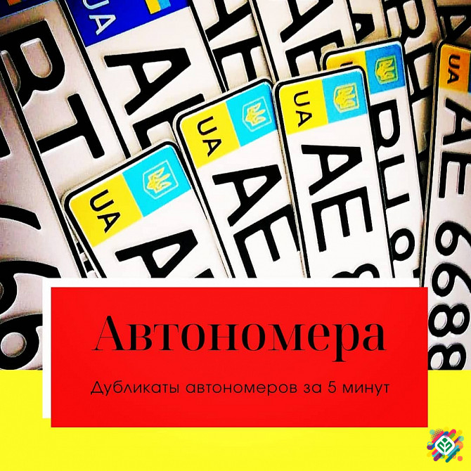 Дубликат автономера за 5 минут  - сурет 1