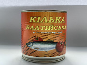 Килька Балтийская в томатном соусе. Консервы рыбные. Черкассы
