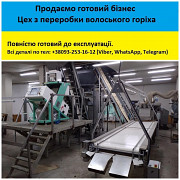 Продаємо готовий бізнес – Лінія по переробці волоського горіха Київ